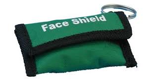 FAce shield keyring